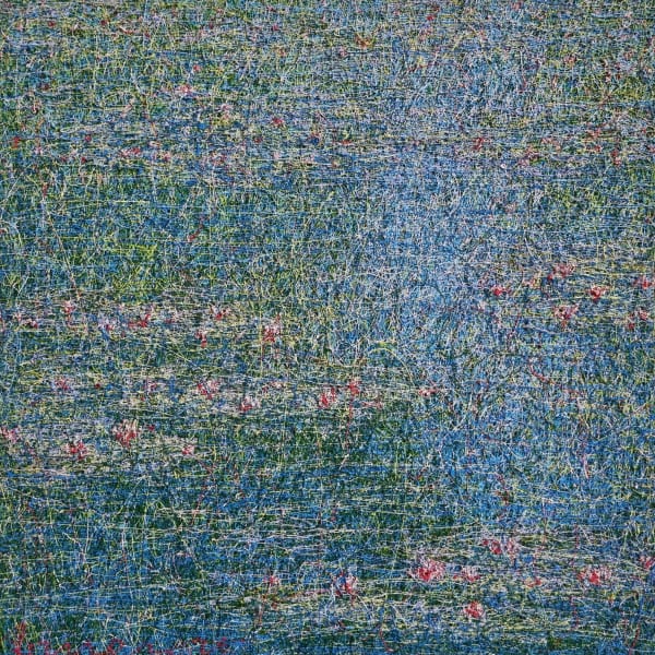 Hyeeun KANG Line-piece 2506, 2025 Oil on panel 45.5x45.5cm