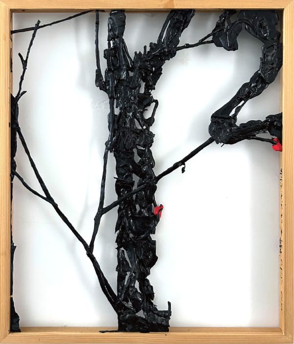 Jungmyung KIM The artist blooms for twelve months 화가는 열두달 꽃을 피운다, 2021 Frame & Acrylic 48.8x42x3cm