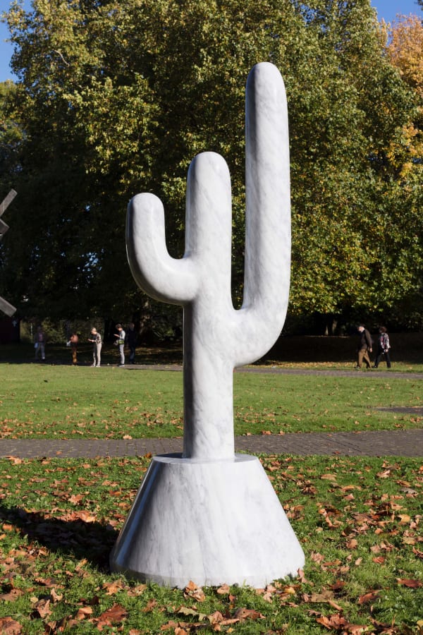Claudia Comte, Toby (marble cactus), 2017