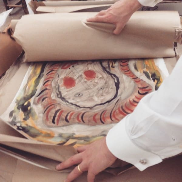 First Arrivals, Thornton DIal Exhibition arrives in Sydney from the Souls Grown Deep Foundation, Atlanta USA, 2014