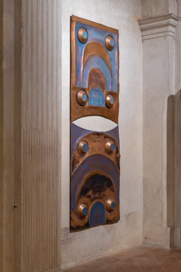 2018 David Novros Oratorio San Lupo Thomas Brambilla Installation View 11