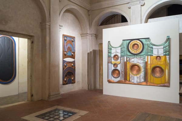 2018 David Novros Oratorio San Lupo Thomas Brambilla Installation View 2