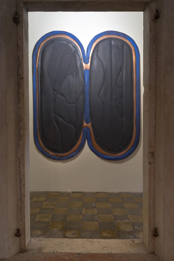 2018 David Novros Oratorio San Lupo Thomas Brambilla Installation View 4