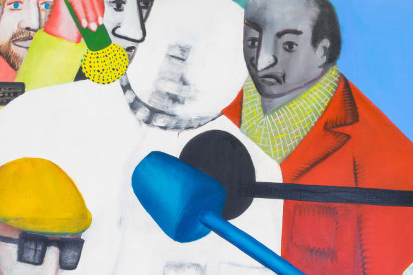 Marco Cingolani, Erik Saglia, Andrea Kvas group show "Pittura Italiana Oggi"