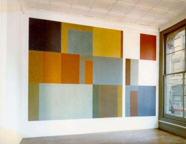David Novros by Ann Goldstein Integrating painting and architecture.