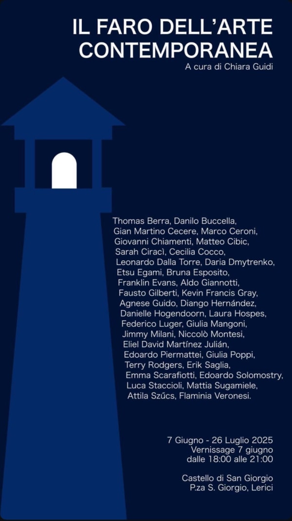 Erik Saglia group show "Il faro dell'arte contemporanea"