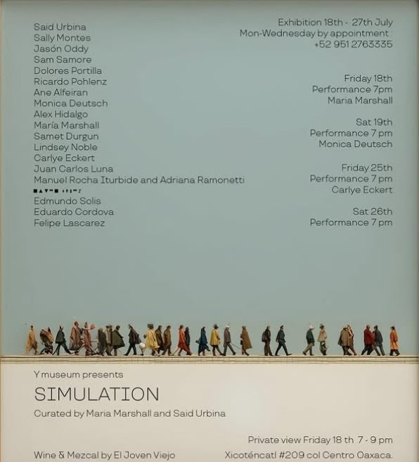 Sam Samore group show "Simulation"