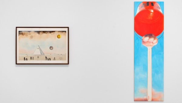 feintuch and steinberg sunset emergency artwork display at thomas brambilla gallery in art bergamo