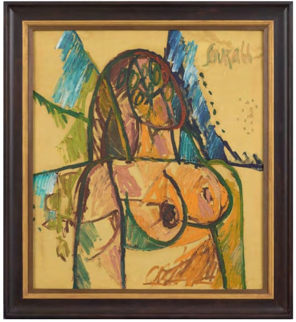 Untitled (Nude in Cubist Composition), 1966