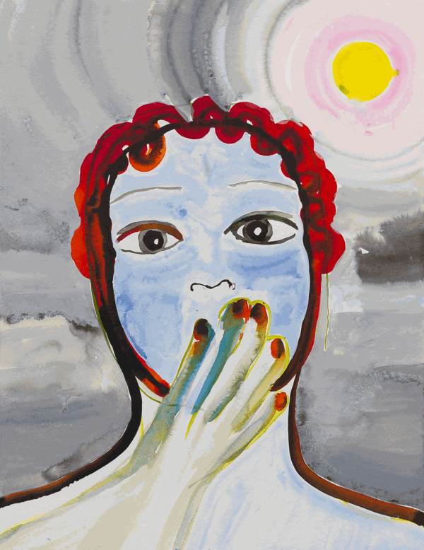 Le Silence ou l'effroi illustre Drawing Now 2025, La Gazette Drouot