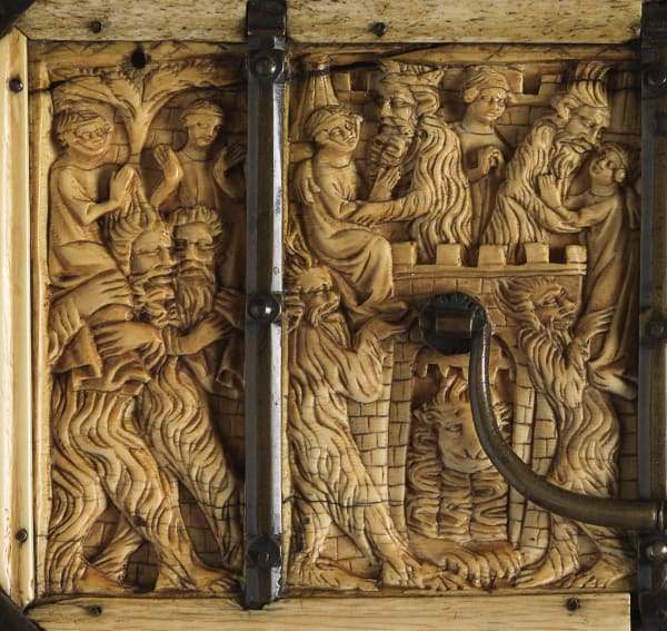 The Baird Casket, French (Paris) or Flanders, c.1320-30 with additions c.1430-70