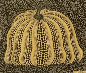 Yayoi Kusama - Kusama Yellow and Black Pumpkin (with original box), ca. 2015