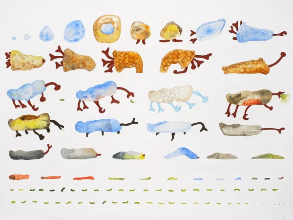 Poison Pickle, Watercolor and Gouache on Paper, 22x30", 2007