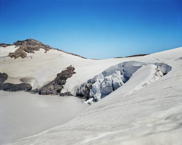 Crater Lake Rim, Mt. Ruapehu, New Zealand, 1995 Archival Pigment Print on Moab Entrada Rag, Image Size, 8x10", Paper Size, 17x21" Edition of Three