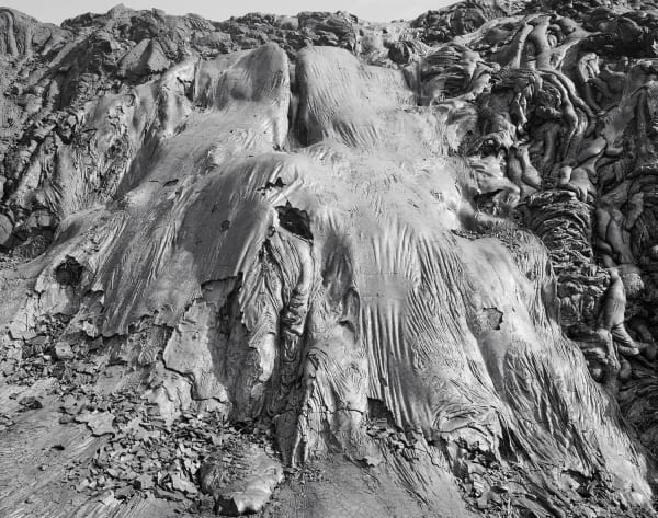 Recent Lava Flow at the Base of Hilina Pali, East Rift Zone, Hawai'i, 2011 Selenium Toned Silver Gelatin Print 16x20" Edition of Three