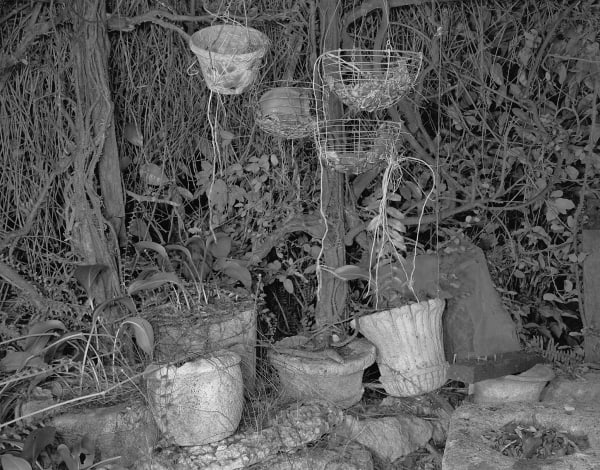 Pots, Brighton Farm, St. George, Barbados, 2006 Selenium Toned Silver Gelatin Print, 20x24" Archival Pigment Print on Moab Entrada Rag, 17x21" Edition of Three