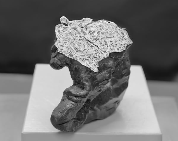 Iron Meteorite with Widmanstätten pattern, Mineralogical and Geological Museum, Harvard University, Cambridge, Massachusetts, 2007 Archival Pigment Print on Moab Entrada Rag, Image Size, 8x10", Paper Size, 17x21" Edition of Three