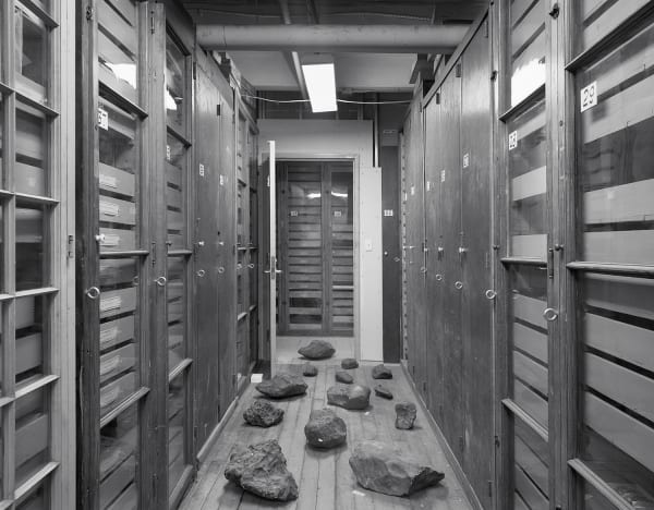 Meteorite Plaster Casts in Storage, Mineralogical and Geological Museum, Harvard University, Cambridge, Massachusetts, 2007 Archival Pigment Print on Moab Entrada Rag, Image Size, 8x10", Paper Size, 17x21" Edition of Three