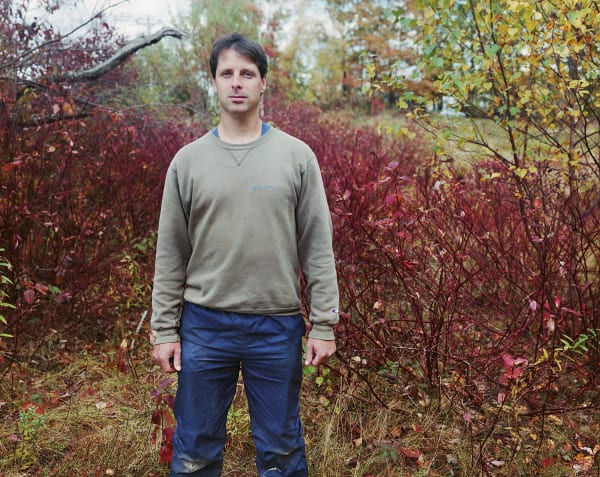 Tim, Archaeological Excavation, Burnham, Maine, 1998 Archival Pigment Print on Moab Entrada Rag, Image Size, 8x10", Paper Size, 17x21" Edition of Three