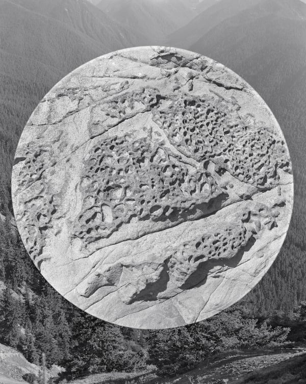 Ruby Beach + Hurricane Ridge, Olympic National Park, Washington, 2015 Selenium Toned Silver Gelatin Print 20x16" Edition of Three