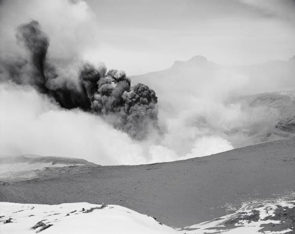 Eruption Event, Mt. Ruapehu, New Zealand, 1995 Archival Pigment Print on Moab Entrada Rag, Image Size, 8x10", Paper Size, 17x21" Edition of Three