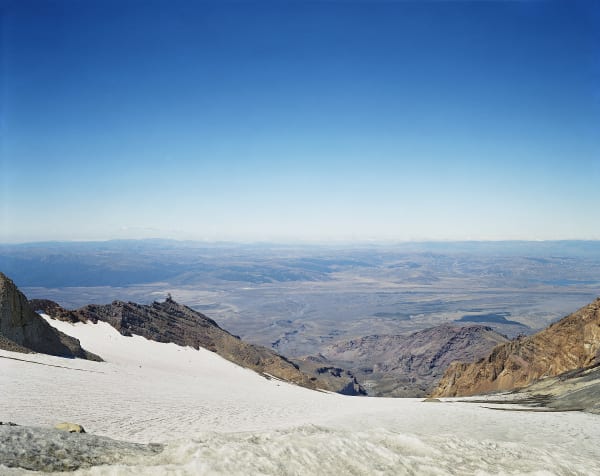 View from Dome Shelter, Mt. Ruapehu, New Zealand, 1995 Archival Pigment Print on Moab Entrada Rag, Image Size, 8x10", Paper Size, 17x21" Edition of Three