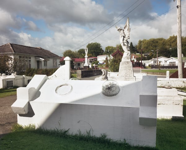 Raised Cemetery, Saint Faith's Anglican Church, Ohinemutu, New Zealand, 1995 Archival Pigment Print on Moab Entrada Rag, Image Size, 8x10", Paper Size, 17x21" Edition of Three