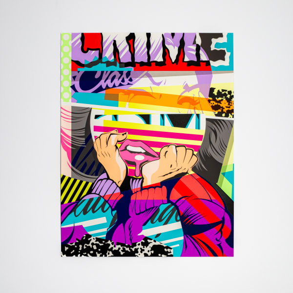 Jordan Nickel (POSE), BLOT (Magenta), 2016