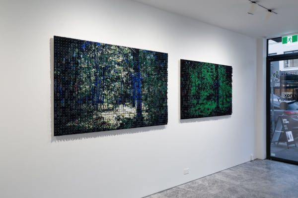 Konstantin Dimopoulos, Selected Work from the Blue Tree Series, 2024 Installation view, Lennox St. Gallery