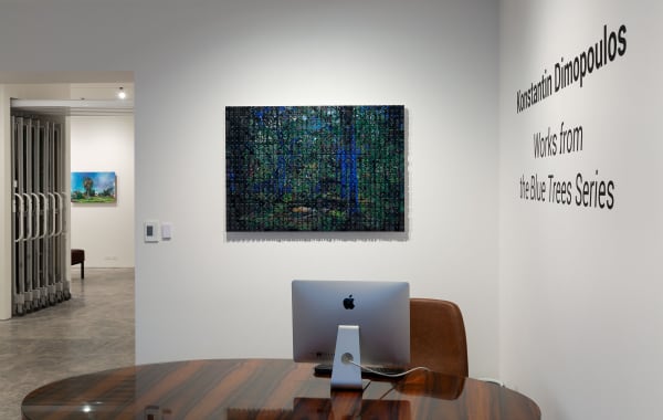 Konstantin Dimopoulos, Selected Work from the Blue Tree Series, 2024 Installation view, Lennox St. Gallery