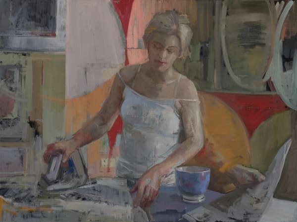 Dagmar Cyrulla, 'Pressure II,' 2023, Oil on linen, 91cm x 122cm