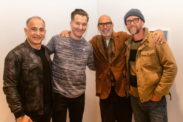 Mo Honarkar, Dan xxxxx, Peter Blake, Brian Stuart