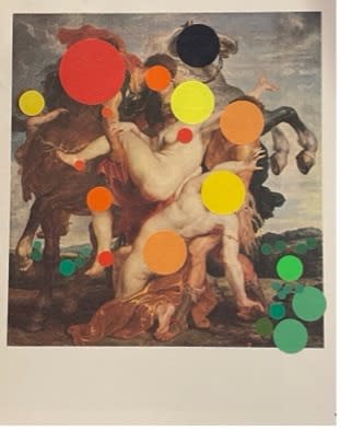 Aliki Braine, Masterpiece in Coloured Dots (after Rubens), 2017