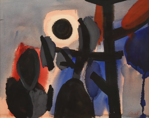 abstract painting by Leo Garel
