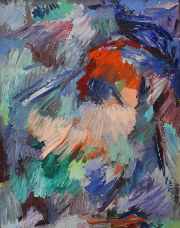 abstract oil painting by Hyde Solomon