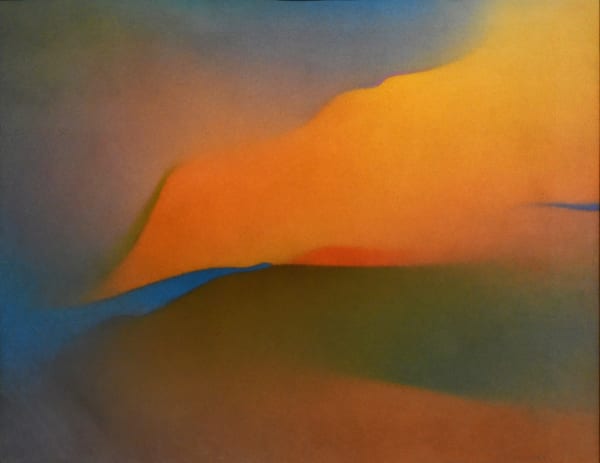 abstract pastel painting by Earl Stroh