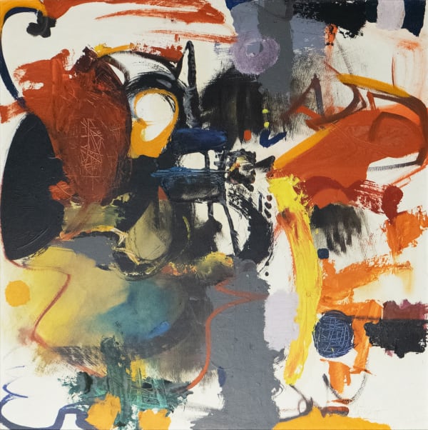 abstract oil painting by Louis Catusco