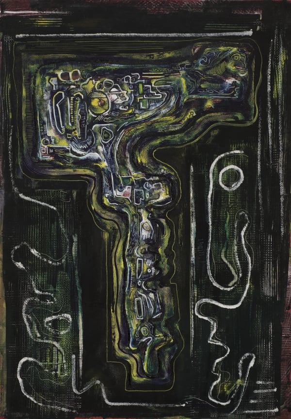 abstract oil painting by Cady Wells