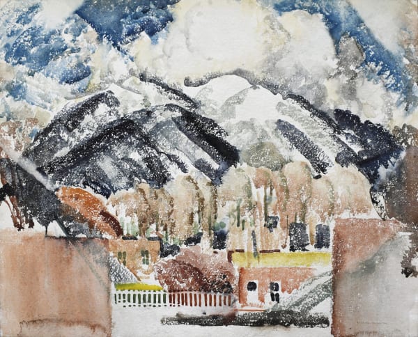 watercolor painting by Victor Higgins