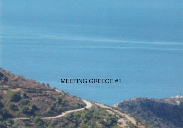 MEETING GREECE #1 Vlassis Caniaris | Maria Ikonomopoulou | Varvara Liakounakou | Eleni Paschalidis | Takis