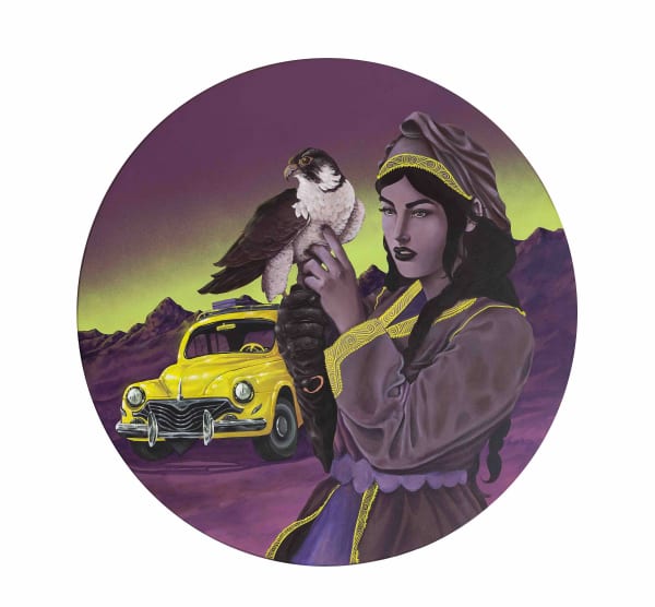 1 Kherboucha Acryliqueetspraya Rosolsurtoile 151Cm 2023