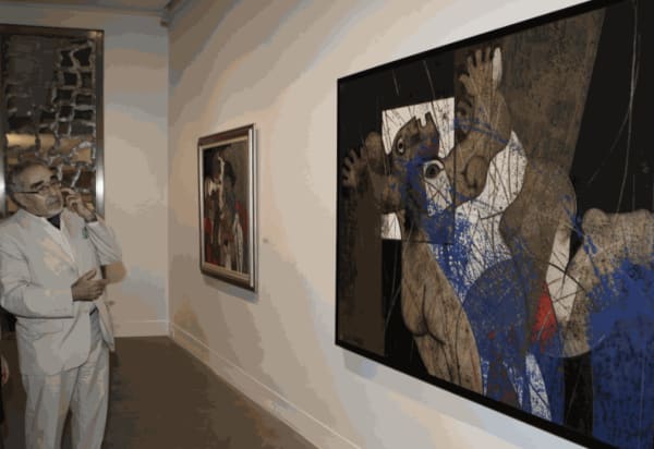 Saâd Ben Cheffaj Exposition rétrospective de l'artiste