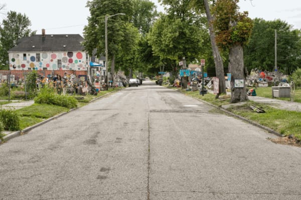 The Heidelberg Project, Installation View, Detroit, IL