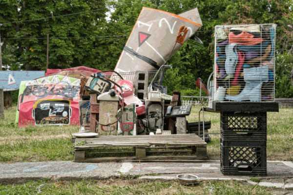 The Heidelberg Project, Installation View, Detroit, IL