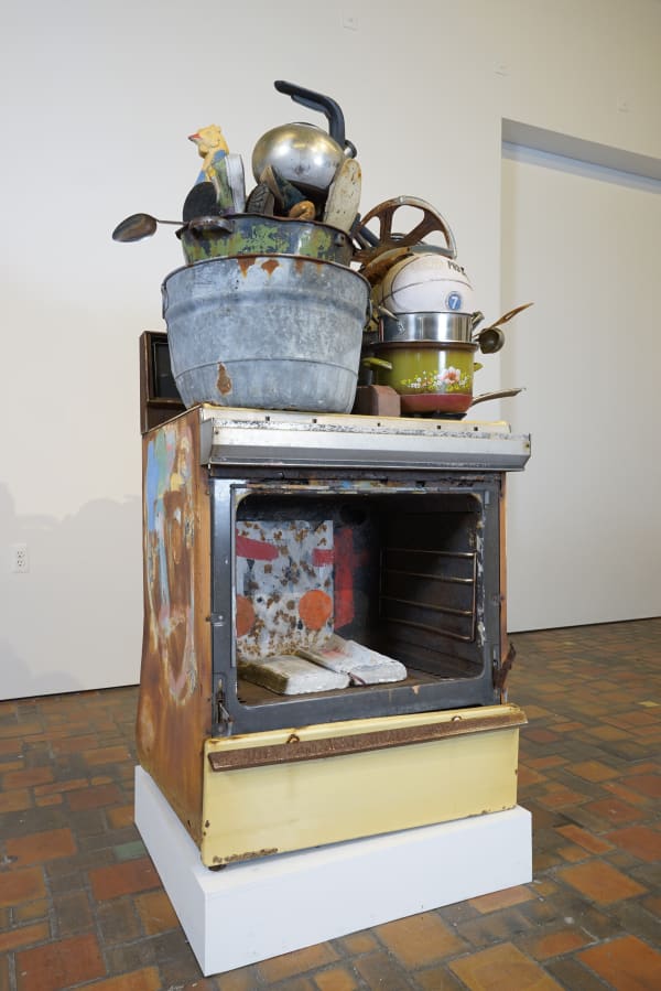 Tyree Guyton The whole world on fire, 1999