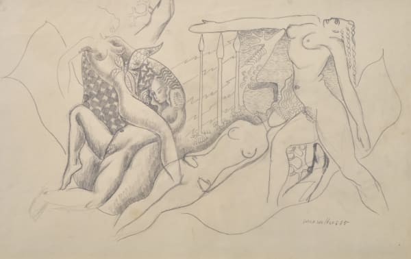 Max Walter Svanberg, Surrealist Composition, 1935