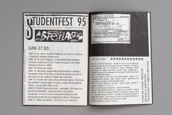 Grațian Gâldău Studentfest Brochure, 1995 Offset print Printed 500, (3 remaining)