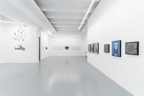 Installation view Florin Mitroi: Ch. 1: Winter, curated by Erwin Kessler