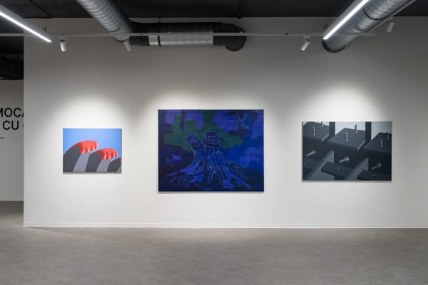 Exhibition view Gili Mocanu: Hill with Skull. Curated by Mihnea Mircan