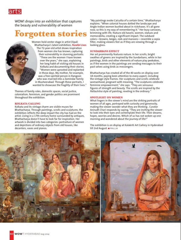 Forgotten Stories , In The Press, Wow Hyderabad